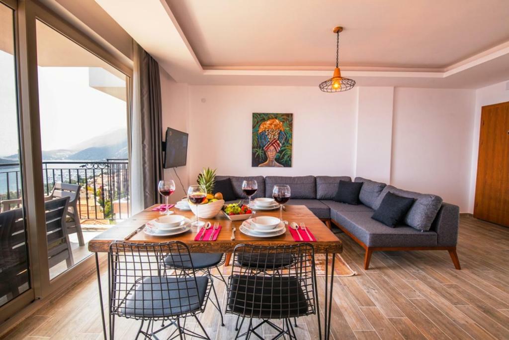 Panorama Kaş Apart Otel Bagian luar foto